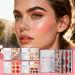 Palette De Maquillage Pour Le Visage 4 Couches 45 Couleurs Transportable | Palette De Fards Paupi res Pour Voyage Et Maquillage Du Visage Pour Femmes Filles D butantes Petite Amie Quotidien Voyage F - Buy Online on GoSupps.com