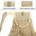 Tess Middle Blond Ponytail Hair Extensions - Clip-in Corn Wave Zopf - Real Hair Look - 20 (50cm) - 90g - Affordable Velcro Connection - Buy Online on GoSupps.com