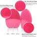Silicone Ultrasonic Facial Cleansing Brush & Massager - Rechargeable & Waterproof Sonic Electric Exfoliator for Anti-Aging (Rose) - Buy Online on GoSupps.com