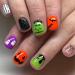 Uitseld Halloween Press On Nails - Full Glossy Nails For Women | Artificial Nails Decorations Short Square Fake Nails Halloween Ghost Press On Nails Natural & Fit False Nails - Buy Online on GoSupps.com