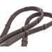 Buy SUNRIDE Divisible Rubber Reins for Horses - Soft Genuine Leather & Non-Slip Rubber (Full 280 cm Brown) - International Shipping Available - Buy Online on GoSupps.com