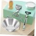 Iwowhero Stainless Steel Shaving Bowl | Reusable Razor Shell | Men's Shaving Accessories - Buy Online on GoSupps.com