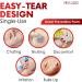 HEALQU Medical Tape Paper for Surgical Wound Care - 12 Rolls of 1x10 Yards Conformable Breathable Microporous Tape - Buy Online on GoSupps.com