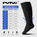 Putuo Compression Stockings for Thick Calves - Thrombosis Socks for Men & Women - Oversize Support & Flight Compression Socks - L-XL Black - Ideal for Medical & Running - Buy Online on GoSupps.com