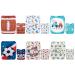 Alva Baby 6 Pack Pocket Washable Adjustable Cloth Diapers Nappies + 12 Inserts 6DM05-DE