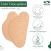Sulpo 4 Pairs Real Leather Heel Cushions | Blister Protection & Friction Relief | Self-Adhesive Anti-Slip Heel Pads | Shoe Repair | Pecari Beige - Buy Online on GoSupps.com