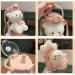 Kawaii Bear Straw Bottle - Cartoon Kids Water Bottle 34oz A- Coffee | BPA Free, Leak-Proof, Adjustable Strap - Buy Online on GoSupps.com
