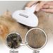 SweetNook Self-Cleaning Cat Brush - Easy Grooming for Cats & Dogs - Remove Static & Flying Hair - White - Buy Online on GoSupps.com