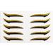 Autocollants Eye Liner - Patch Maquillage Fard Paupi res | Patchs Maquillage Yeux Naturels Imperm ables pour Sc nes ou F tes Or - Buy Online on GoSupps.com
