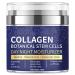 Collagen Face Moisturizer with Airless Pump - Collagen Botanical Stem Cells Cream for Skin with Retinol Niacinamide Hyaluronic Acid - Anti-Aging Day & Night Cream 1.8 OZ