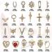 24 Pcs Shiny 3D Nail Charms: Gold Metal Rhinestones Gems for Luxury Nail Art - DIY Crafts - Buy Online on GoSupps.com