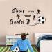 Football Player Wall Decals - Soccer Sport Stickers for Boys Bedroom - Kids Room Decor - Buy Online on GoSupps.com