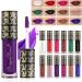 Petansy Matte Liquid Lipstick Set - 24-Hour Long Lasting Waterproof Lipstick in Multi Colored Shades - Halloween Makeup Gift for Women - Buy Online on GoSupps.com