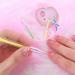Sibba Nail Art Palette Set with 5 Brushes - Resin Mixing Palette for Nail Polish - Golden Edge Holder & Display Board - Cosmetic Mixing Tools (White) - Buy Online on GoSupps.com