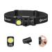 OLIGHT Perun 2 Mini Headlamp 1100 Lumens LED Head Flashlight, Rechargeable Headlight with Red Light Option, Great for Working, Hiking, Camping and Climbing (Black Cool White: 57006700K)