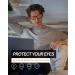 Bloomoak 99% Blue Light Blocking Glasses for Night Sleep Gaming & Screen Use | Protect Your Eyes from Computers Tablets & Phones - Buy Online on GoSupps.com
