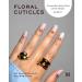 ManiMe Gel Nail Wraps - Floral Cuticles | Long Lasting Gel Nail Polish Strips | At-Home Salon-Quality Manicure | No UV Lamp Needed | 18pc Set with Nail File, Prep Pad, Mani Stick - Buy Online on GoSupps.com