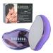 DIOROAR Crystal Hair Eraser Upgrade Crystal Hair Remover Physical Nano Glass Hair Removal Device Painless Epilator and Exfoliator for Quick Soft Silky Skin(Violet)