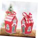 Anneome 20pcs Box Nougat Box Christmas Candy Christmas Biscuit Bags Chocolate Case Christmas Box Delicate 19.5X9.5CM Red - Buy Online on GoSupps.com