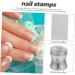DOITOOL 2 Sets Silicone Nail Art Stamp Gel Nail Polishes Stampers for French Manicure Nail Polish Nail Stamp Kit Nail Art Tool Nail Kits Nail Tool Pointy Accessories Aluminum Alloy - Buy Online on GoSupps.com