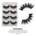 Buy 4 Pairs of 3D False Eyelashes - Reusable Natural Eyelashes Set (G106) | International Shipping - Buy Online on GoSupps.com