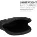 kwmobile Case for Bosch Intuvia - Bike GPS Case in Heart Brush White & Black | Durable & Stylish Cycling Accessory - Buy Online on GoSupps.com