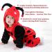 Doladola Unisex Baby Ladybug Hooded Romper | Toddler Jumpsuit 0-3 Months - Buy Online on GoSupps.com