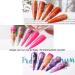 Makartt Nail Art Foil Glue Gel Set with Flower Transfer Stickers - DIY Nail Decoration Kit for Women and Girls - Buy Online on GoSupps.com