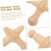 Minkissy Wooden Foot & Neck Massage Device | Trigger Point Roller for Relaxation & Pain Relief - Buy Online on GoSupps.com