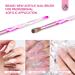 Saviland 5 PCS Kolinsky Acrylic Nail Brush Set - Professional Brushes for Acrylic Nails - Pink Nail Brushes for Acrylic Powder & Liquid Extension - Size 4/8/10/14/16 - Buy Online on GoSupps.com