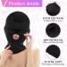 3 Pcs Full Cover Zentai Hood Masks with Mouth Hole, Elastic Face Mask with Thick Sponge Cushion, Black - Buy Online on GoSupps.com