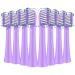Toothbrush Replacement Heads Compatible with Colgate Hum Electric - Brush Heads Compatible with Colgate 360 Power Charcoal/Deep Clean Battery Powered Toothbrush 8 Count Purple Purple 8 Count (Pack of 1)