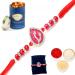 Ghasitaram Gifts Rakhi for Brother Rakhis Online - 7135 Apiece of My Heart Rakhi with 100 GMS of Dryfruits Mix Can Rakhi Set with 100 gms of Dryfruits Mix Can