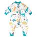 FLYISH DIRECT baby sleeping bag 2.5tog sleeping bag with legs sleeping bag baby with removable sleeves 3-5years Dinosaurs 2.5 Tog Dinosaurs 100 (for 105-115cm)