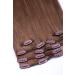 Clip In Extensions Set 100% Real Hair - 7 Pieces 70g 55cm #12 Light Brown - Premium Quality Hair Extensions - Buy Online on GoSupps.com