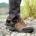 CAMEL CROWN Men's Waterproof Hiking Shoes 8.5 Khaki | Low Top Trekking Trail Sneakers - Buy Online on GoSupps.com