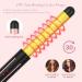 5 in 1 Curling Iron Set - Interchangeable Ceramic Curling Wand & Hair Crimper with Protective Gloves - Instant Heating Dual Temperature Stylish Pink - Buy Online on GoSupps.com