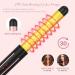 5-in-1 Curling Iron Set with Crimper & Waver | 4 Interchangeable Barrels | Instant Heating | Anti-Scald | Pink - Buy Online on GoSupps.com