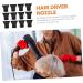 IWOWHERO 12pcs Hair Dryer Air Collector Hair Dryer Nozzle Dryer Nozzle Replacement Diffuser Blow Dryer Black - Buy Online on GoSupps.com