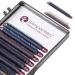 Ombr Lashes Color Blue - Silk Eyelashes C Curl - Thickness 0.07mm in Mix 8-14mm - Volume Lashes - Eyelash Extension - 16 Strips
