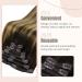 FSHINE 50cm Balayage Clip-In Hair Extensions - Medium Brown & Platinum Blonde Real Hair (120g 7 Pieces) for Women - Buy Online on GoSupps.com