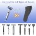 TIESOME Razor Case for Travel 2Pcs Waterproof Razor Cover Bag Portable Shaver Protective Case Razor Carrying Case Beard Trimmer Storage Safety Razor Case for Man Manual Razor (A) - Buy Online on GoSupps.com