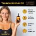 Premium Tan Accelerator Gel + Tanning Oil + Aloe Vera - For Sunbed Use & Natural Tanning - Natural Tanning Accelerator With Carrot Tanning Oil - UK Based Brand - Buy Online on GoSupps.com