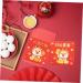 HOMSFOU 6pcs Envelopes Wedding Favors Gifts Creative Red Packet Red Pocket for New Year Dragon Packets Spring Festival Red Packet Dragon Style Red Packet Dragon Bag Paper Lucky - Buy Online on GoSupps.com