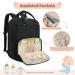 Rainsmore Large Baby Wrap Backpack Diaper Bag with Stroller Belts & Wrap Pad - Black | Trendy & Functional Baby Bags for Parents - Buy Online on GoSupps.com