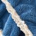 Microfiber Hair Towel Set - Soft Lace Edge Turban Caps for Women | Cute & Absorbent Hair Drying Towels (Pink & Blue 2 Pieces) - Buy Online on GoSupps.com