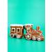 Treat Kitchen Build Your Own Gingerbread Biscuit Train Kit - Includes Templates Decorating Bag and Icing - 870 g - Buy Online on GoSupps.com