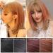 Tixiyu 3D Air Bangs Clip in Fringe Hair Piece Human Hair Hair Topper Extension Invisible Seamless Thin Neat Air Bangs Light Brown - Buy Online on GoSupps.com