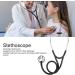 Professional Single Head Cardiology Stethoscope for Nurses & Doctors - Black | International Shipping Available - Buy Online on GoSupps.com