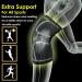 Dr. Bone's Compression Sleeve Knee Support Brace Designed To Alleviate Pain Caused By Joint Pain Arthritis Ligament Injury Meniscus Tear Acl Mcl Tendonitis Pain Relief (Pack 2 Medium) M 2 - Buy Online on GoSupps.com